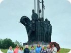 у памятника А. Невскому и дружине